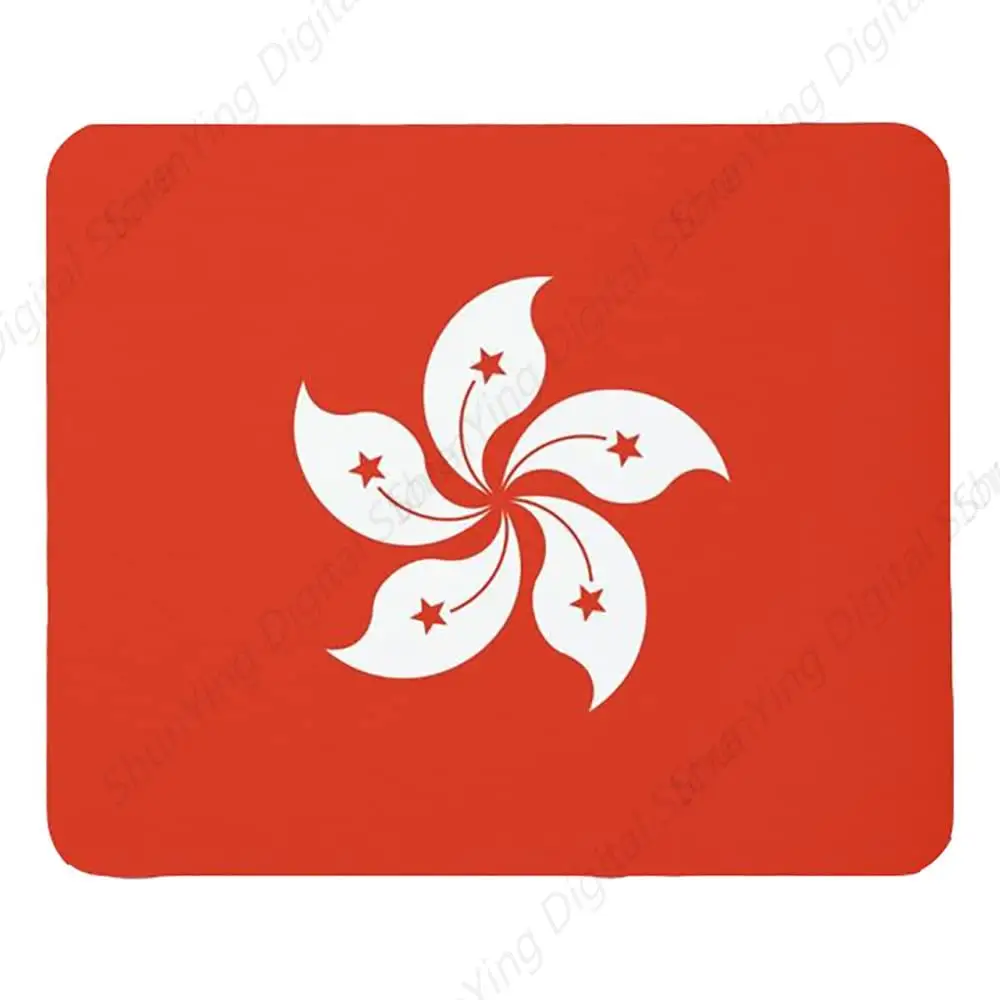 

Hong Kong Flag Mouse Pad Suitable For Gaming Office Laptop Non Slip Rubber Durable Mouse Pad Gift 25*30cm