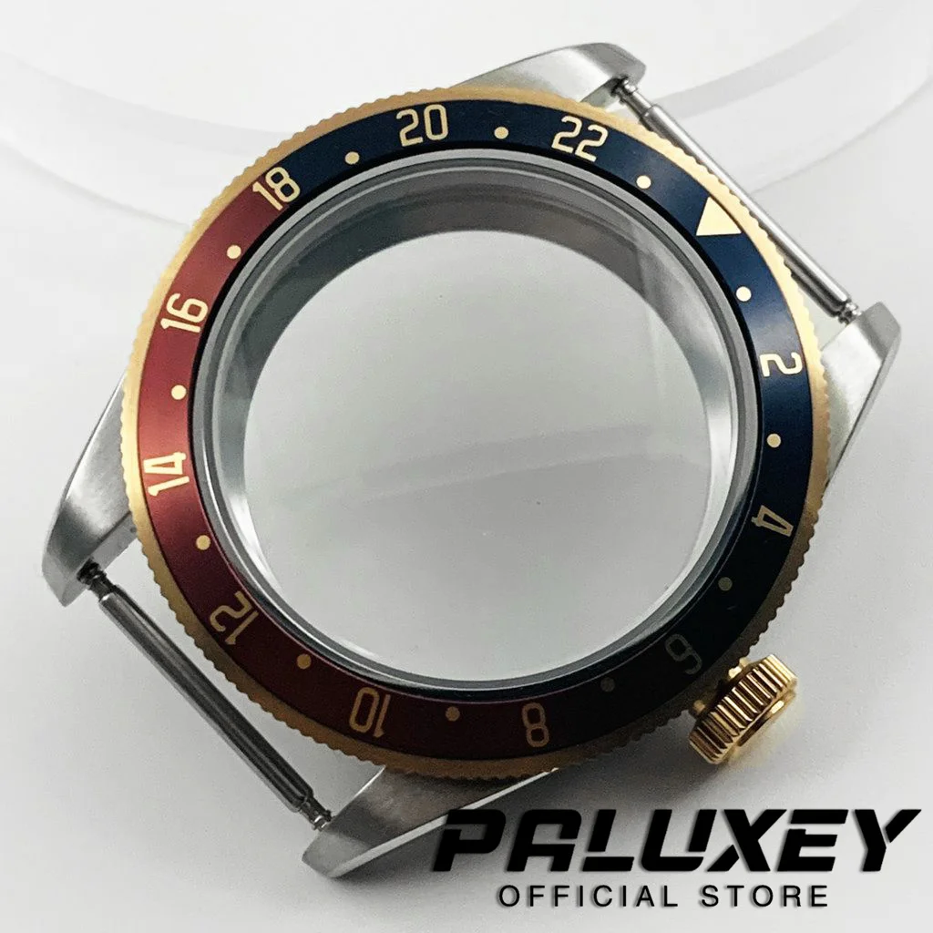 39mm 200 Meters Waterproof Domed Sapphire Crystal Watch Case Fit for NH34 NH35 NH36 NH38 4R35 4R36 ETA 2824 PT5000 Movement