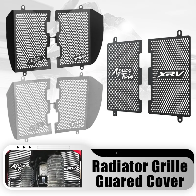 

For Honda XRV750 Africa Twin RD07 / RD07A 2003 1993 1994 1995 1996 1997 1998 1999 2000 2001 2002 Radiator Grille Guard Cover