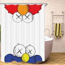 Kaw-s Shower Curtains for Bathroom Accessories Folding Partition European Curtain Bath Bedrooms Houses Rooms Quarto Waterproof