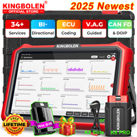 【Lifetime Free Update】2025 Newest KINGBOLEN K8 PRO K8 ELITE Advanced Car diagnostic Tools ECU Coding Bi-directional Test CAN F