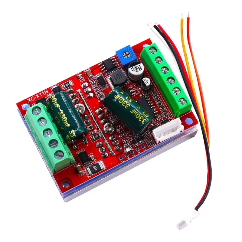 DT39 DC 6-60V 16A 400W 3 Phases Hall Brushless Motor Controller Board BLDC PWM PLC Driver Module for DIY Robotics