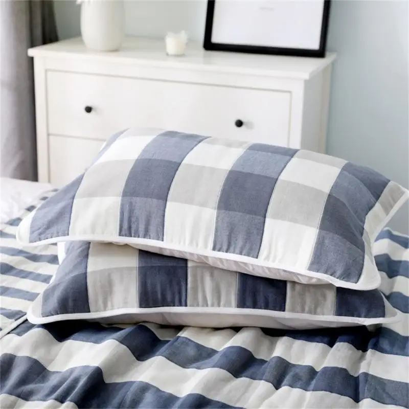 Breathable Cotton Pillow Towel Cover With Cute Design No Zippers For Kids And Sensitive Skin 50x80cm 35x55cm Optional 87HA