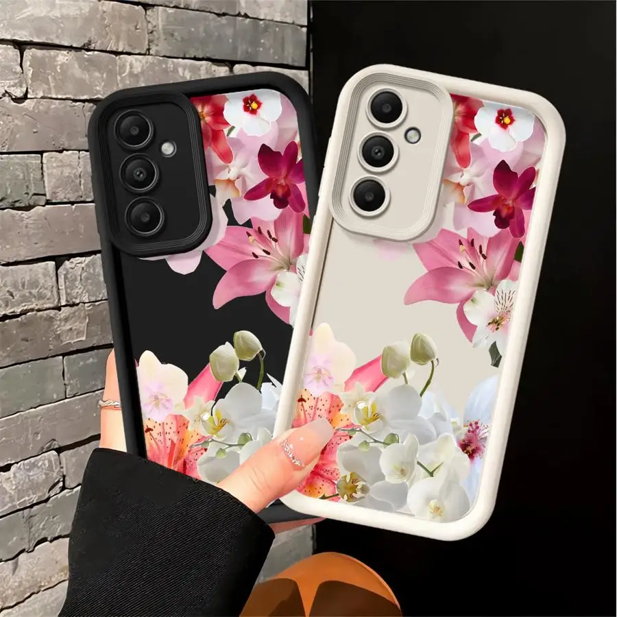Hülle für Samsung Galaxy A23 A15 A51 A53 A12 A26 A35 A56 A34 Handyhülle A13 A73 A32 A16 A36 A54 A72 A71 Bunte Blumen