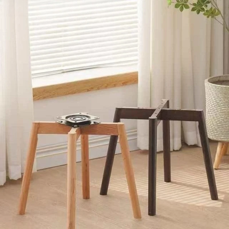 solid-beech-wood-chair-legs-universal-furniture-stand-four-legs-cross-structure-stool-support-feet-replacement-parts