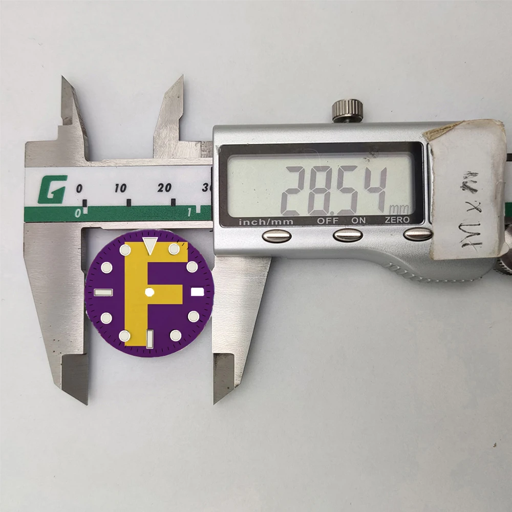 NH35 dial 28.5mm/29mm luminous lumen sterile dial suitable for NH35/36 movement men's watch accessories watch Alphabet dial