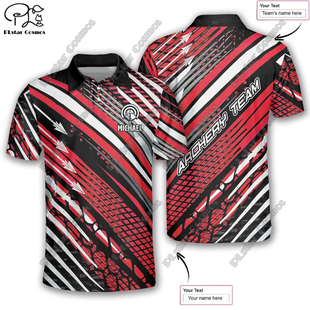 PLstar Cosmos 3D Printing Custom Name Polo Shirts Summer Street Casual Tops Sleeveless T-Shirt Darts Lovers Collection 7