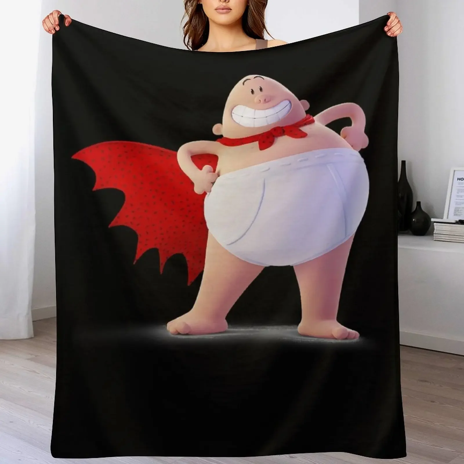 

Gift Idea Captain Underpants Throw Blanket Ultra Plush Cozy Blanket for Napping Sleeping