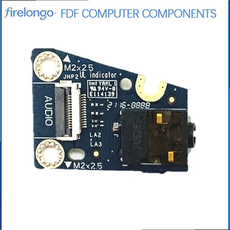 New Original for Dell Latitude 7520 Audio Daughterboard Headphone Jack Board LS-K375P