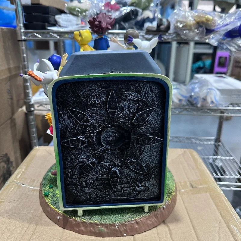 34cm digimon aventura figura memórias de infância yagami taichi anime coleção modelo ornamentos de mesa férias crianças brinquedos