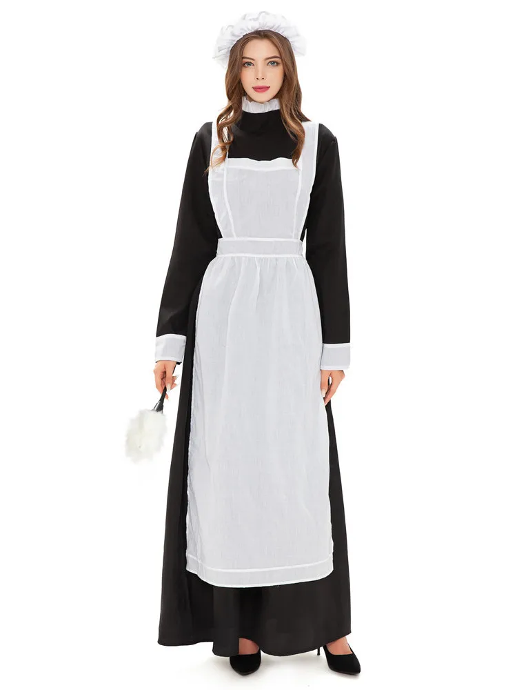 

Halloween Maid Costume Roleplaying Service Women's Traditional Chinese Clothing Stage Performance Ethnic Wear Spring 2026