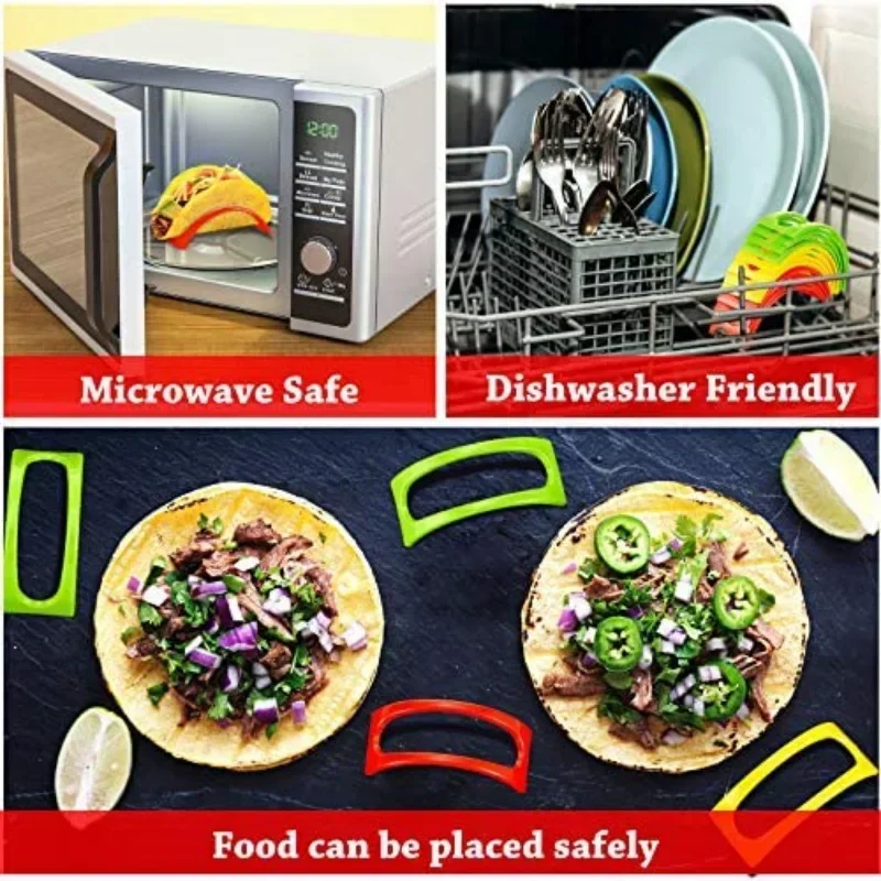 Non-toxic Tools Tortillas Mexican For Pancake Pie 4 Dog Burritos Durable Pack Taco In Free Hot Rack Holder Tray