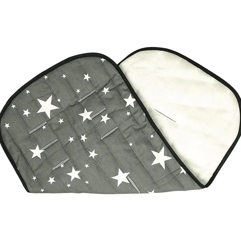 Stroller Seat Liner Shock Absorbing Baby Pram Cushion Liner High Chair Baby Stroller Accessories for Walking Shopping Travel 4