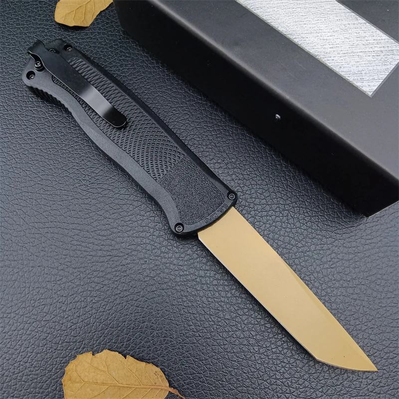 BM 5370FE Outdoor tactical Hunting self-defense multi-purpose pocket EDC pocket knife nylon brazed handle men's gift