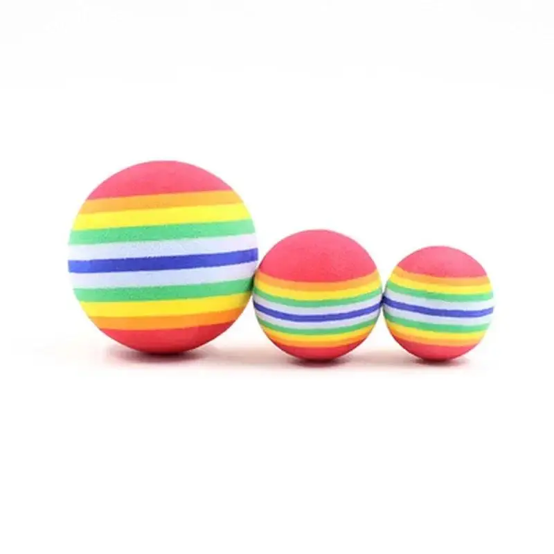 Pelotas de Arcoíris Juguete Espuma para Mascotas - imagen 5