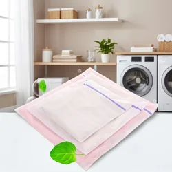 Mesh Laundry Bags with Zipper, Reusable Washing Machine Laundry Organizer Bags, Delicate Clothes Protector for Bra, Underwear