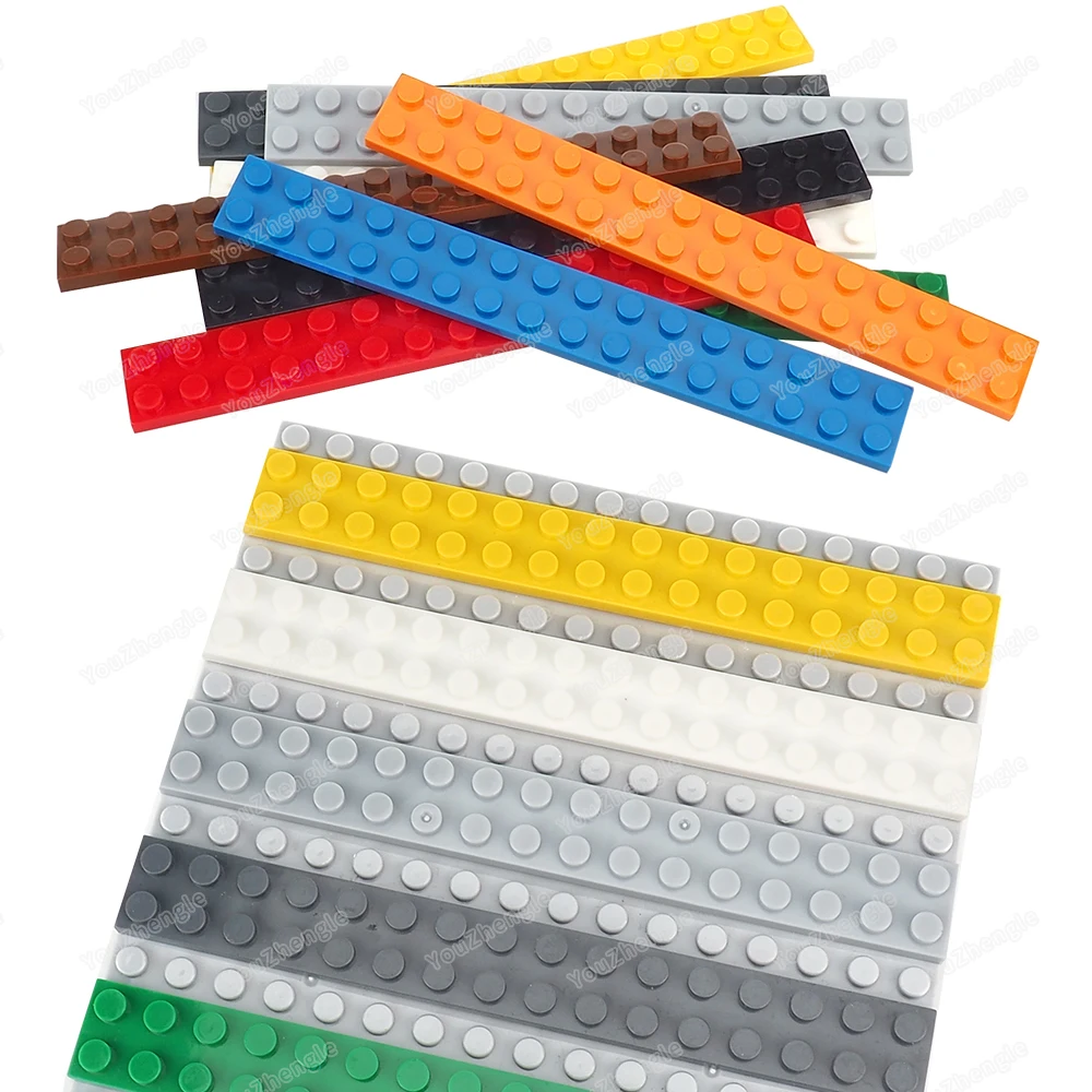 4282 Building Block Base Plate 2x16 Parts Assembly MOC Figures WW2 Street Scene Mecha Gear Scene Match Model Parts Gifts DIY Toy