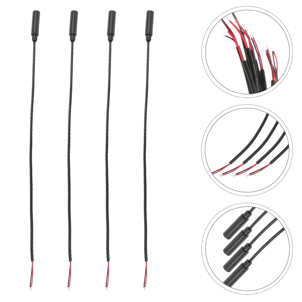 

8pcs 2.5Mm Mono Female To Bare Wire Audio Cable High-Fidelity Sound Transmission For Headphones Microphones Speakers Home