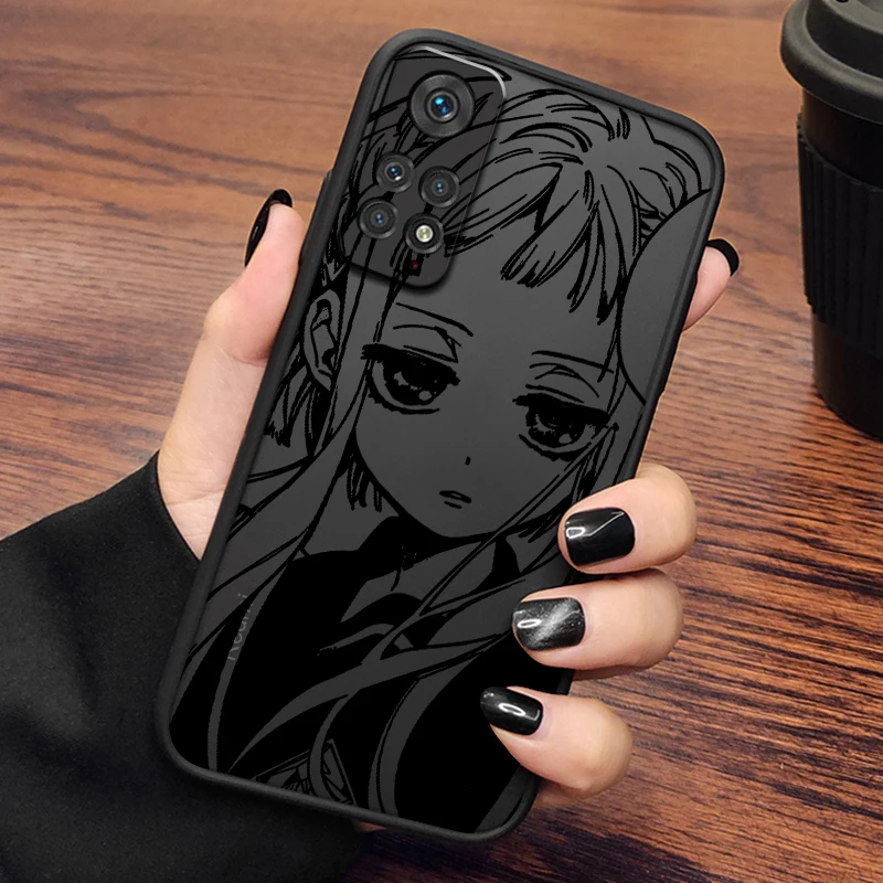 T-Toilet Bound H-Hanako Kun Cute Cool Frosted Translucent For Redmi 8 8A 9A 9C 9AT 9 9T 10X 10A 10C 10 11A 12C 12 13C 5G Cover