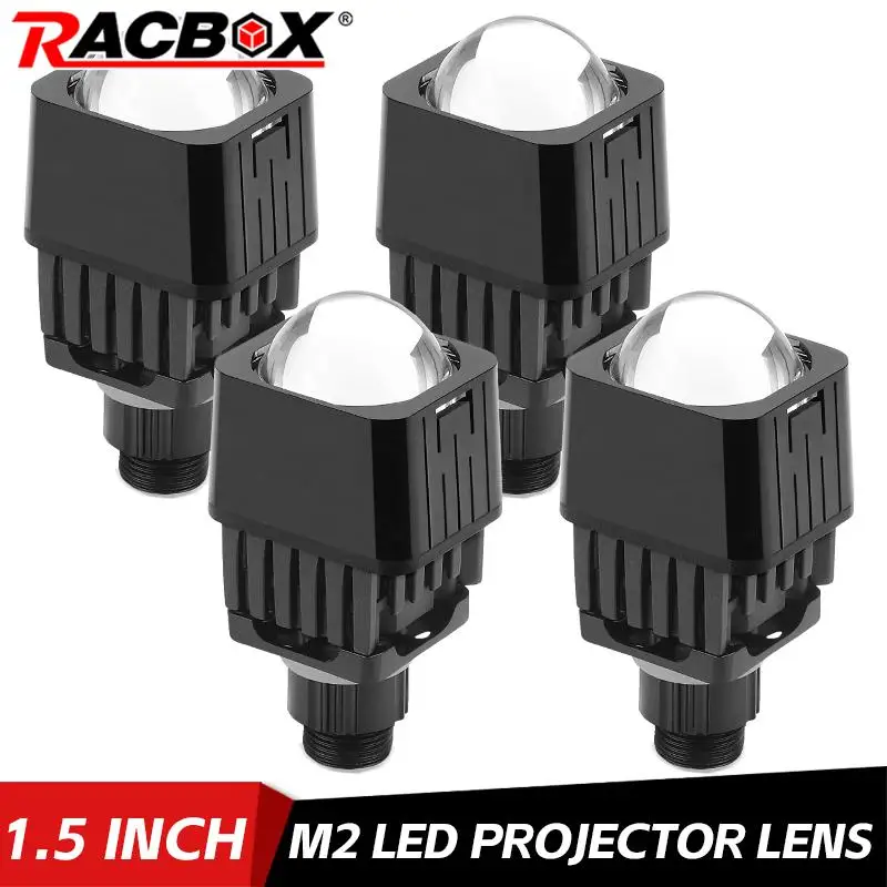 

Bi Led Projector Lens 1.5 Inch Matrix Led Lens Retrofit High Beam Projector Len Auxiliary Headlight Car Fog Light Auto Headlamp