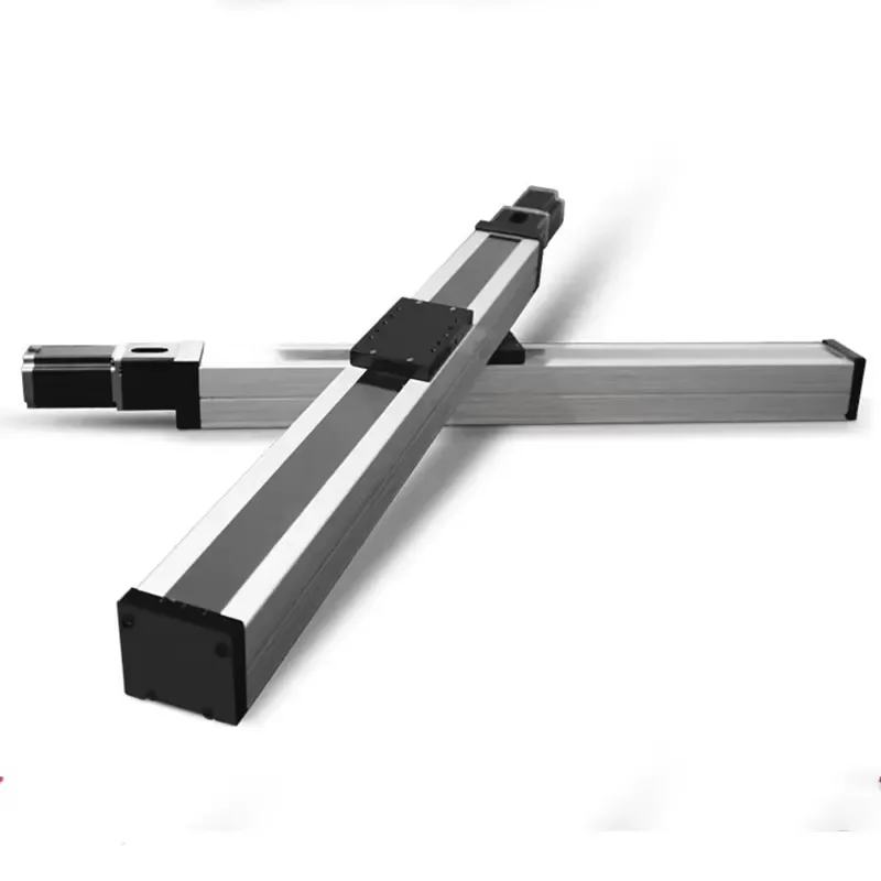 UMOT 80mm Max Loading 40kg Horizontal Linear Positioning System 2 Axis Stage Xy Table Motorized Rail Guide For Security
