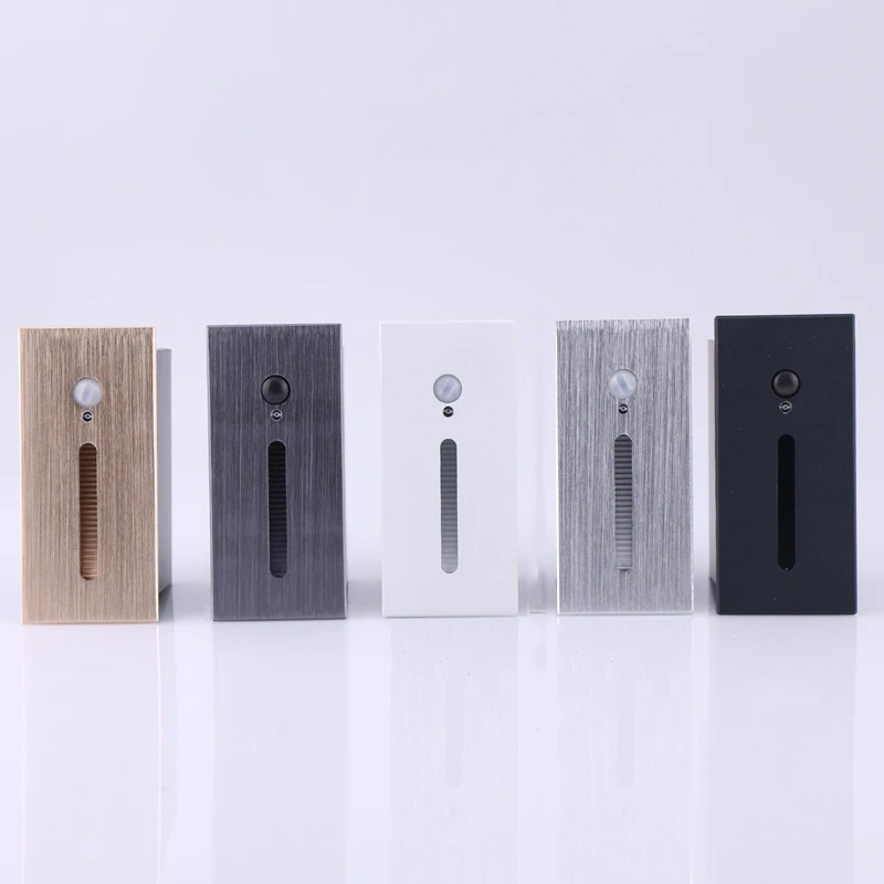 

GEFENSI 3W Light Control Motion Sensor LED Wall Lamp Stair Light Waterproof IP42 Corner Wall Lights Stairs Step Stairway Hallway