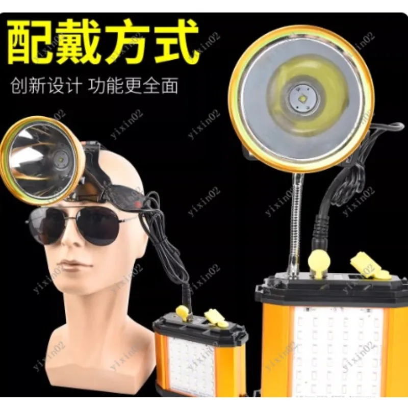 Rechargeable Super Bright HID Headlamp for Outdoor Fishing Long-Lasting Spotlight Headlight