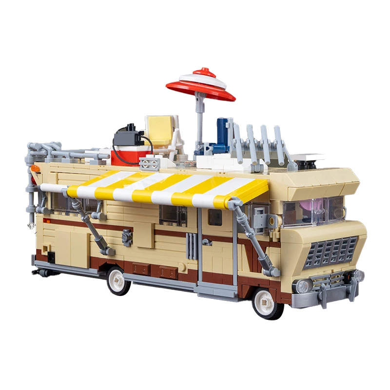 

MOC Ideas Technical Car Movie Walking Deads Camper Van Dale's RV Creative Expert Set Building Blocks Kid Toys Christmas Gift