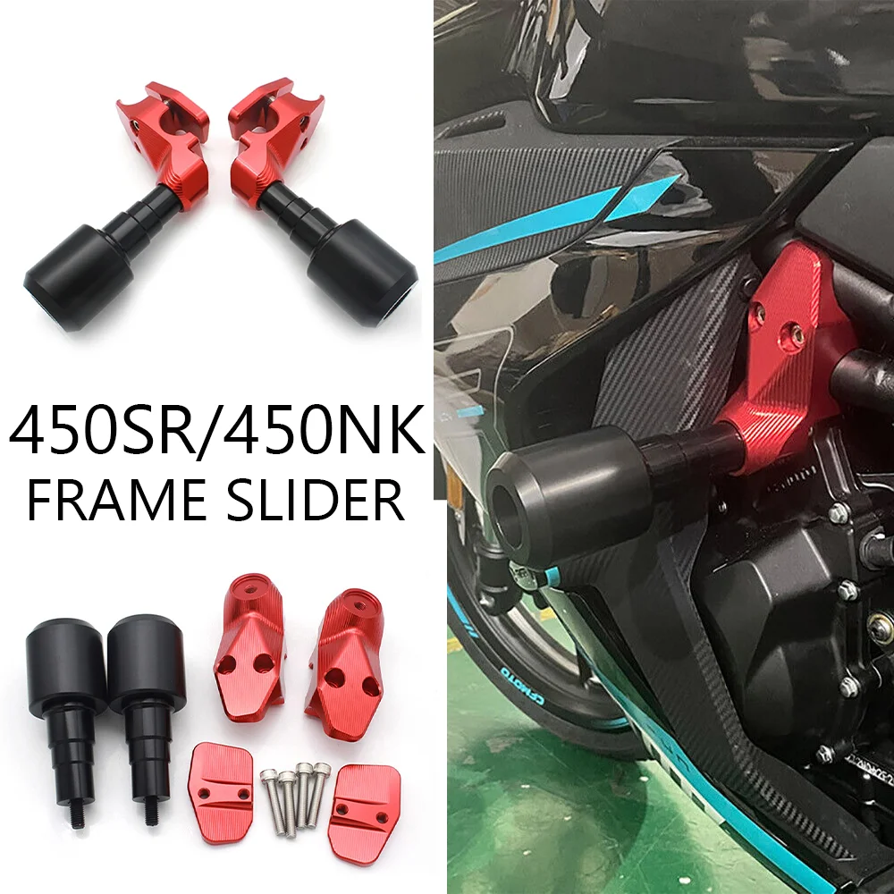 

For CFMOTO 450SR 450NK Falling Crash Protecto 450SRS Frame Slider Frame Sliders Crash Pad 450SR Accessories Engine Protection