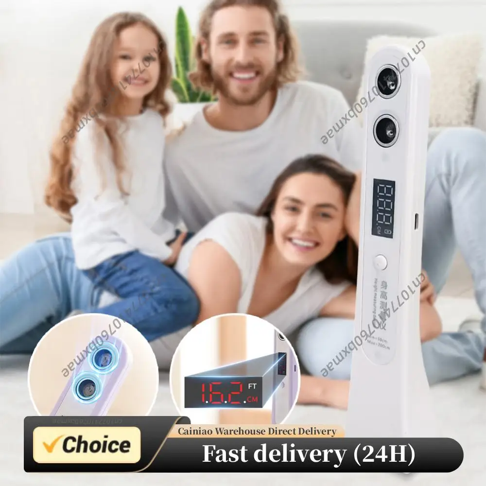 

Ультразвуковая цифровая рулетка для измерения роста с LED-дисплеем, портативное устройство для измерения роста, электронная рулетка для взрослых и детей