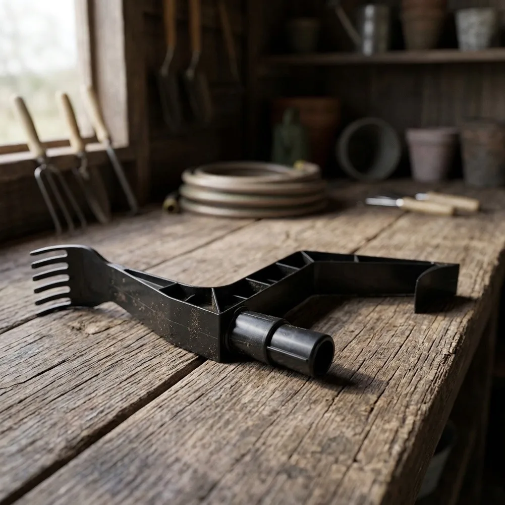 Single-Piece Gutter Cleaning Tool Designed for Direct Handling of Leaves Mud and Other Common Gutter Blockage Materials