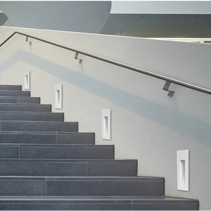 الإضاءة في الهواء الطلق DC12V LED جزءا لا يتجزأ من لخطوة ودرج حديقة في الشرفة الممر ساحة A85-265V 10 واط 5 واط وحدة إضاءة LED جداريّة مصباح مقاوم للماء IP65 #4