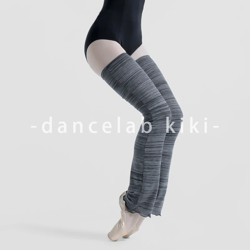 Danza classica da donna Warm Up sopra il ginocchio Leggings sottili e traspiranti intimo leggings da ballo di balletto