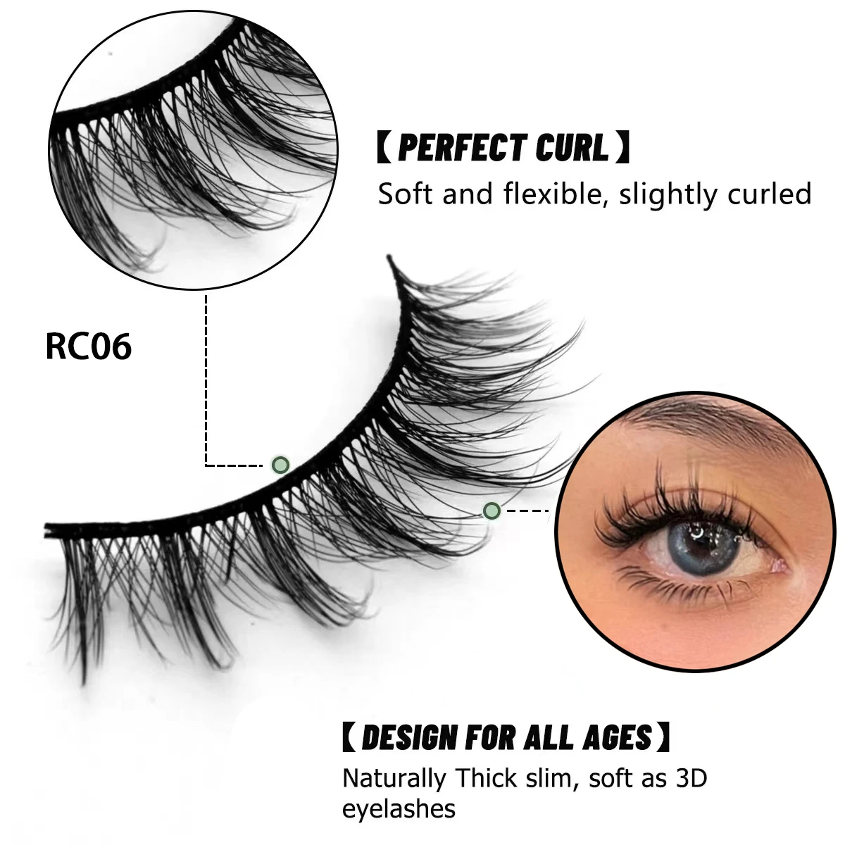 5/10/30/50/100Pcs Eyelashes 3D Natural False Lashe Fluffy Soft Cross Manga In Bulk Lashes Wispy Natural Eyelash Extension Makeup