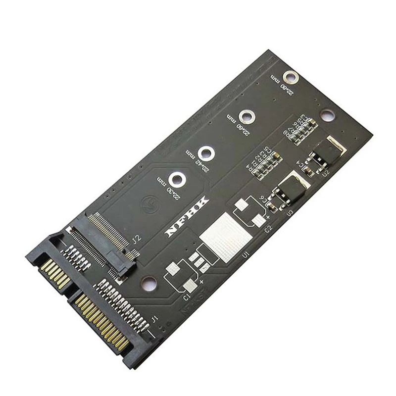 B + M kunci SATA M.2 Ngff Ssd ke Sata 3 Raiser M.2 ke adaptor Sata kartu ekspansi M.2 adaptor SATA Raiser M2 ke adaptor SATA