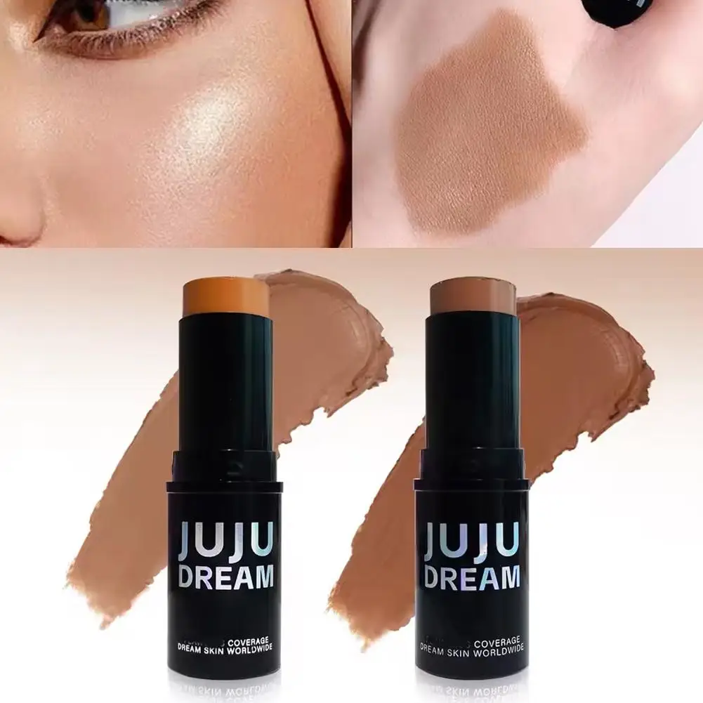 1 pçs 2 cores contorno vara com corretivo de duas cabeças iluminador para tridimensional nariz ponte sombra v rosto