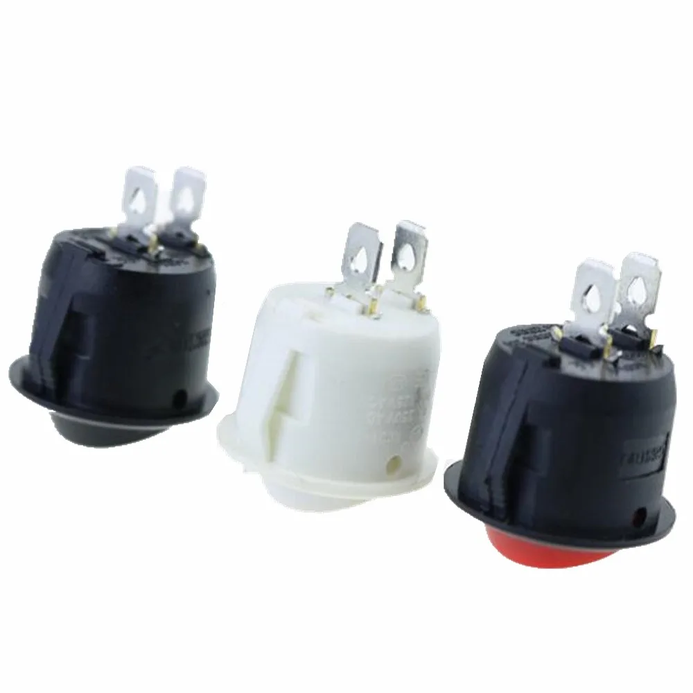 KCD1-105 AC 6A 10A 250V On Off   Rocker Switch Black 2Pin Power Switch Push Button Switch Black White Factory - Image 2