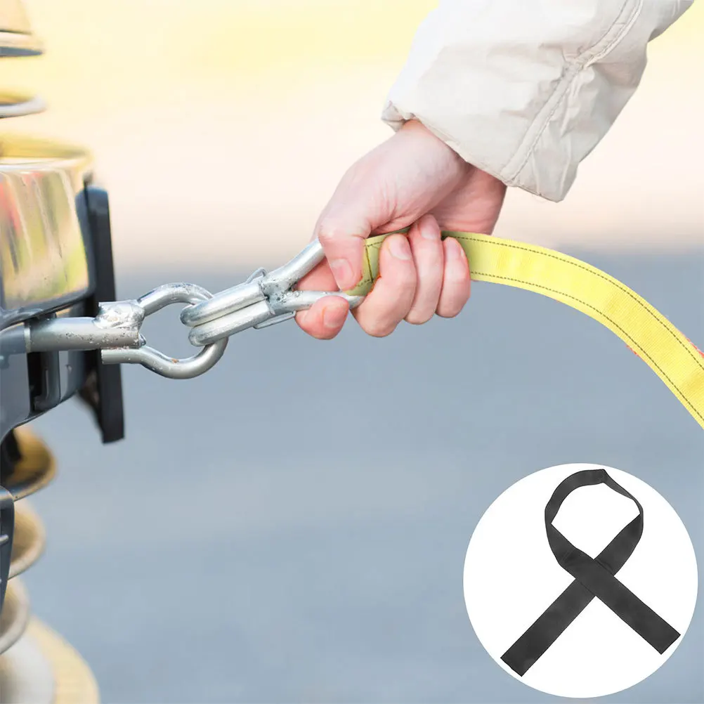 

2Pcs Winch Rope Sleeve Heavy-Duty Wear-Resistant Design for Winch Cable Line Protection Portable Compact Storage Solution