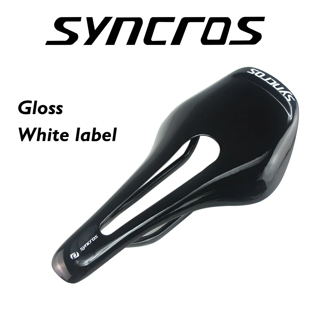 

Syncros Full Carbon Fiber MTB Bicycle Gloss/Matte Saddle Cushion Road/Mountain Fold Bike Front Seat 128*255mm Cycing Accessorie