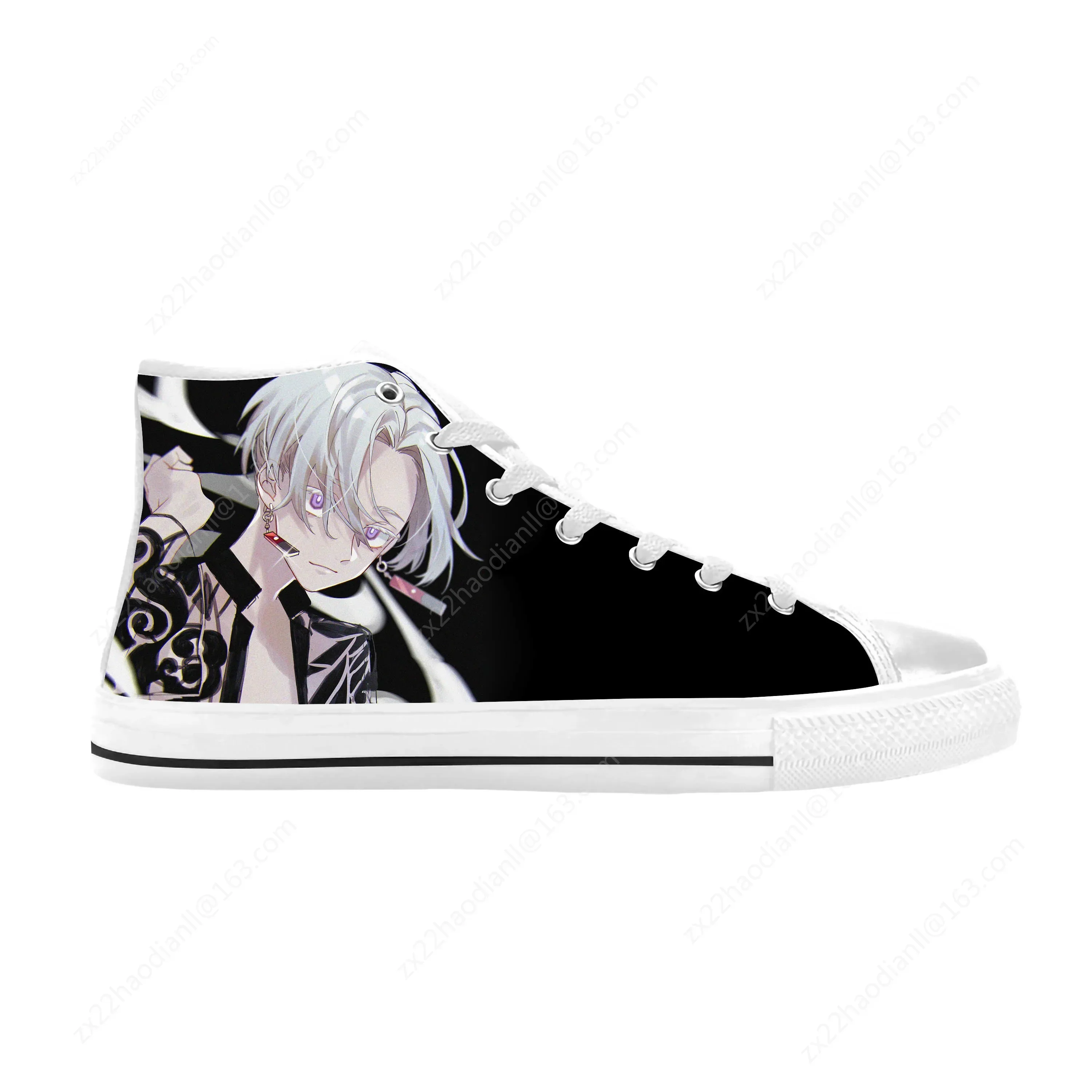 Hot Japanese Anime Tokyo Revengers Kurokawa Izana Casual Cloth Shoes High Top Comfortable Breathable 3D Print Men Women Sneakers