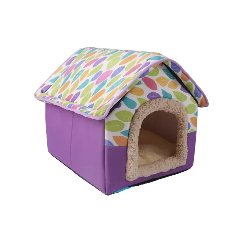 Four Seasons Removable Cleanable Dog Cat Pet Bed Chimney Cave Model Indoor Pet Supplies Manufacturer Wholesale
