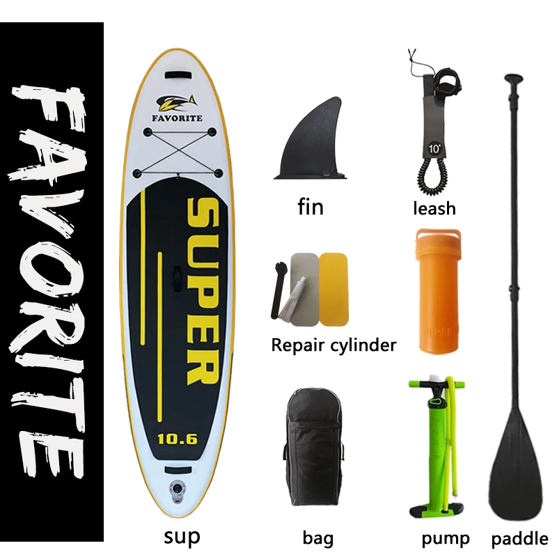 FAVORITE Fishing Stand up Paddle Board 10.6 sup Boards Gonflables en Surnfing