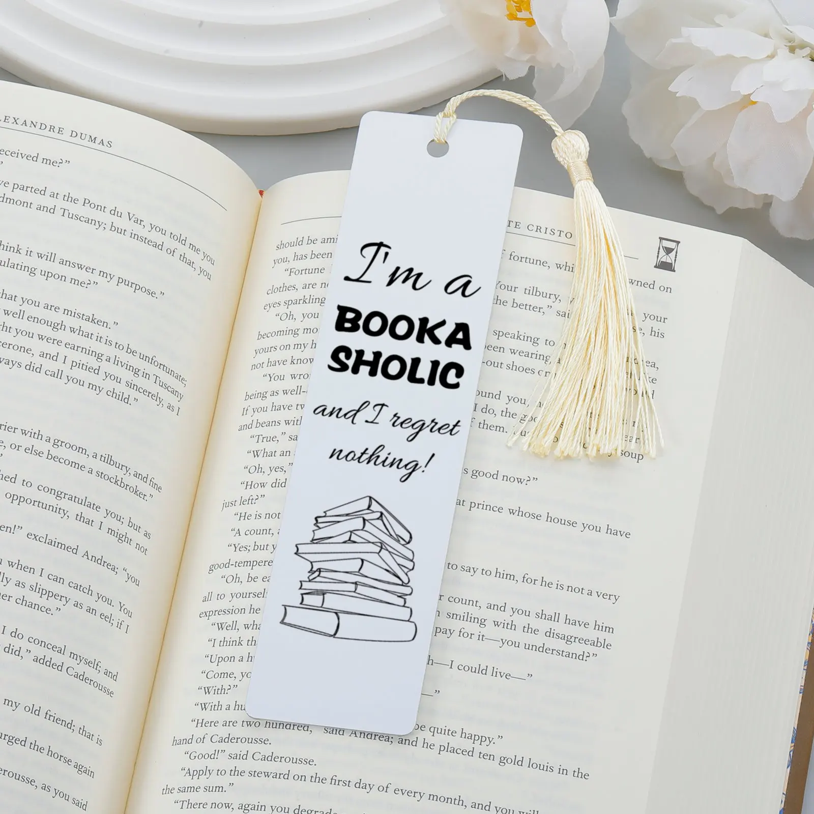 ฉันเป็น bookasholic และฉันไม่เสียใจอะไร! บุ๊คมาร์คสำหรับผู้หญิงผู้ชายเกษียณอายุของขวัญวันเกิด xma สำหรับครูเพื่อนร่วมงาน