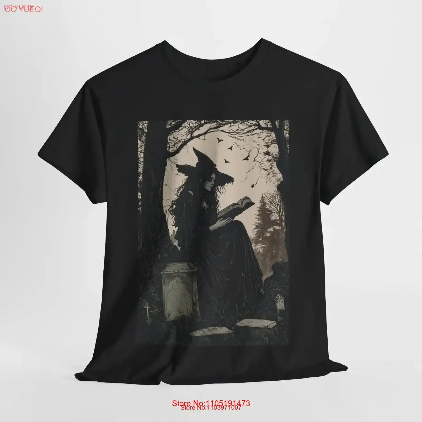 Lilith at Dusk Heavy Cotton T Shirt Daughter of the Night Pagan Goddess Vintage Gothic Witchy 100 vintage Washed Comfortable