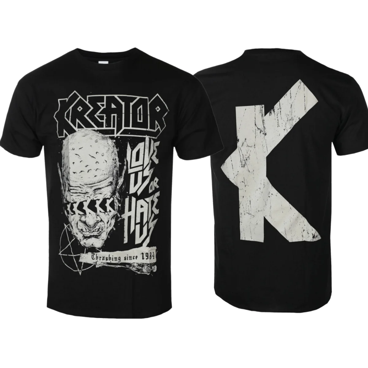 2026 Kreator - TERRIBLE CERTAINTY Printed T-shirt - Thrash Metal Band Style Daily T-shirt - Suitable for Both Men and Women