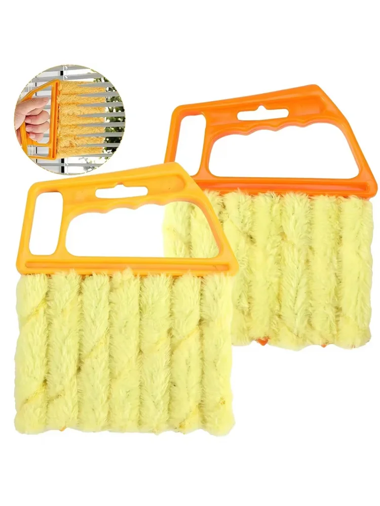 Vent Blinds Cleaner Cloth Brush Auto Air Conditioner Microfiber Air Conditioner Duster Electric Fan Cleaner Washable Tool