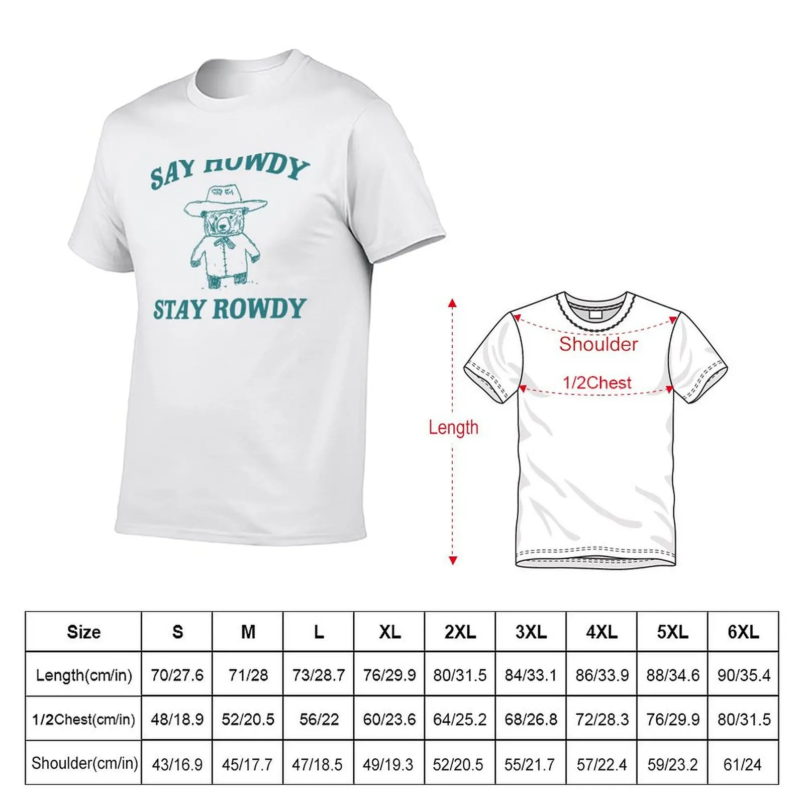Say Howdy Stay Rowdy, Retro Cartoon T Shirt, Weird Meme T Shirt, Trash Panda T Shirt, Unisex T-Shirt