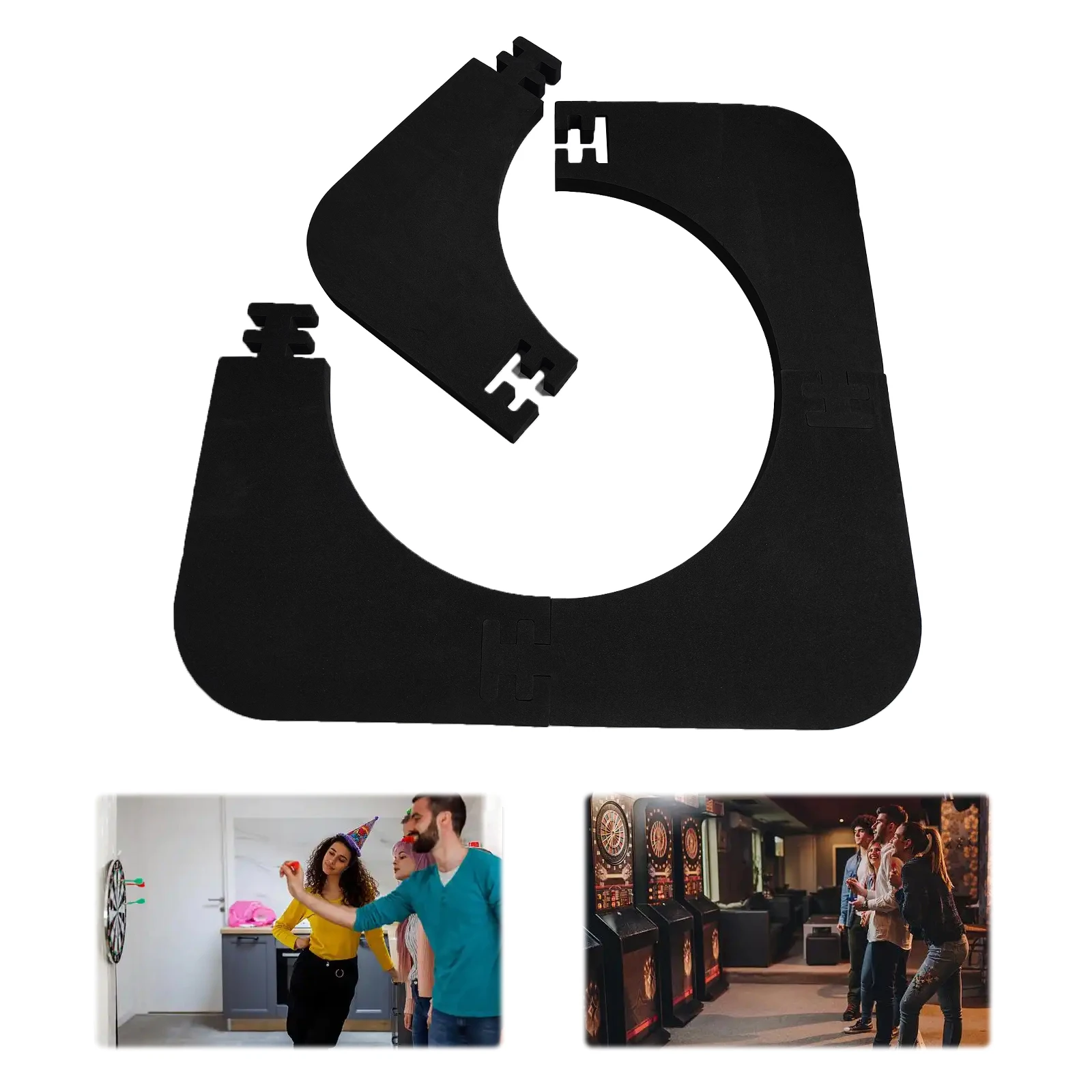 

Splicing Dartboard Surround Wall Protector EVA Dart Board Wall Protector Dart Board Ring for Dart Lovers