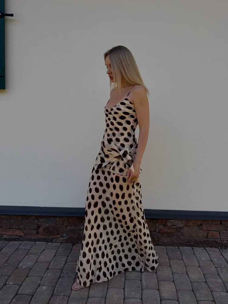Women’s Polka Dot Bodycon Dress