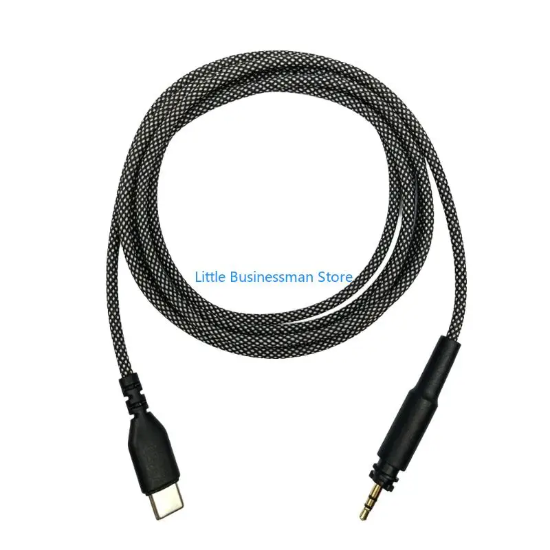 Geflochtenes USB-C-auf-2,5-mm-Kopfhörerkabel für SRH440A SRH840A, integriertes Dekodierungs-Headset-Kabel 150 für – Detail 7